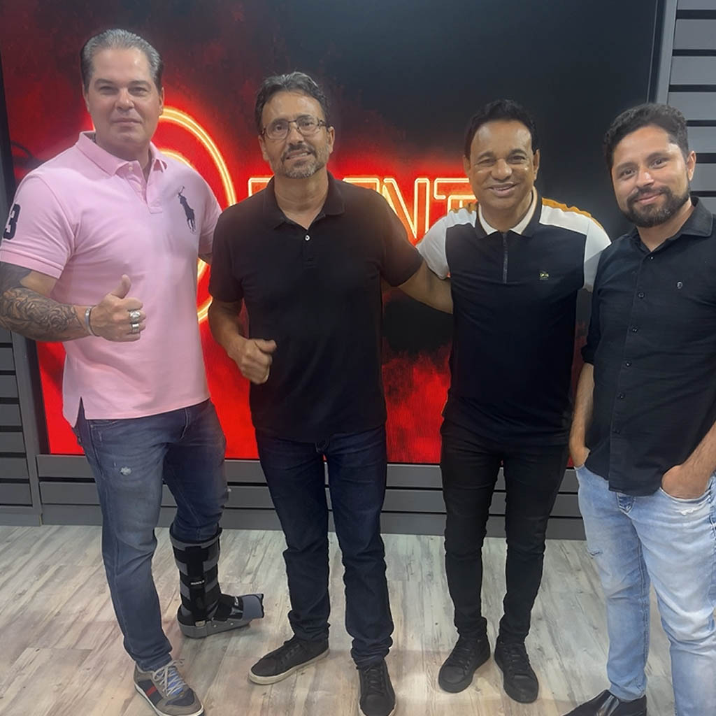 Walace Graça e o grande apresentador Vicente Datena, filho do apresentador DATENA